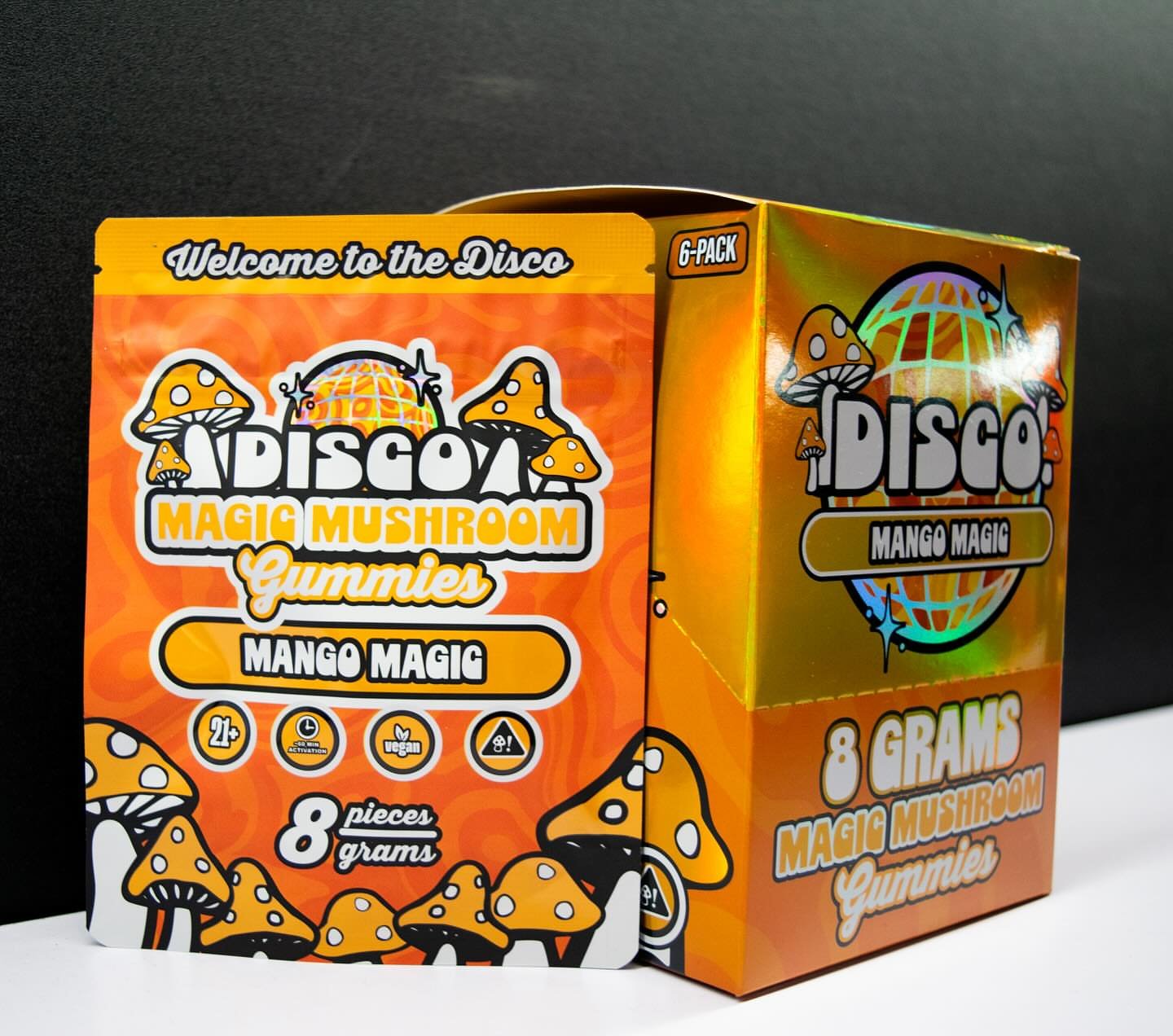 DISCO MANGO MAGIC MUSHROOM GUMMIES