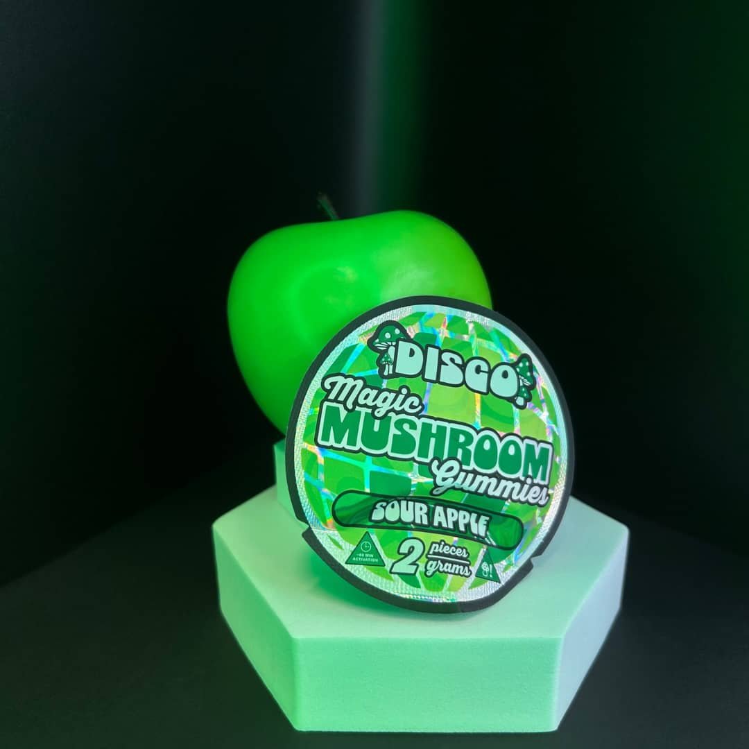 DISCO SOUR APPLE MUSHROOM GUMMIES