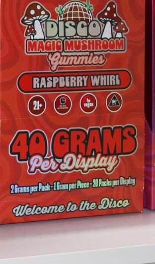 DISCO RASPBERRY WHIRL MUSHROOM GUMMIES