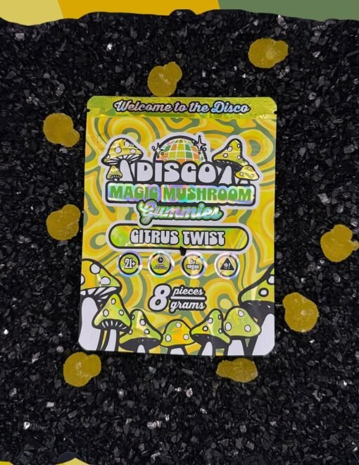 Disco Citrus Twist Mushroom Gummies
