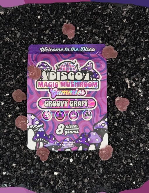 Disco Groovy Grape Mushroom Gummies