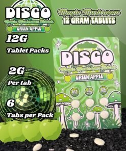 Disco Green Apple Mushroom Tablets